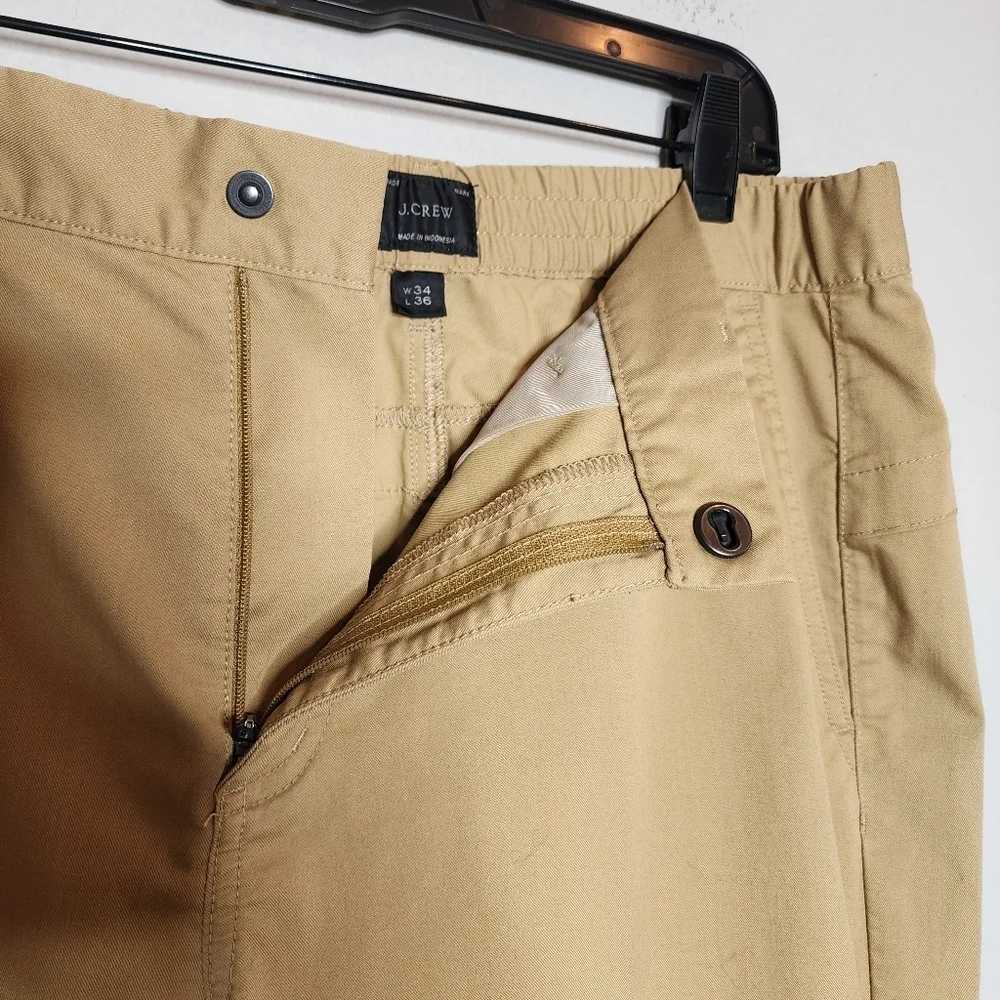 34×36 J. Crew 770 Straight-fit Khaki Performance Pants Men's Size‎ 34